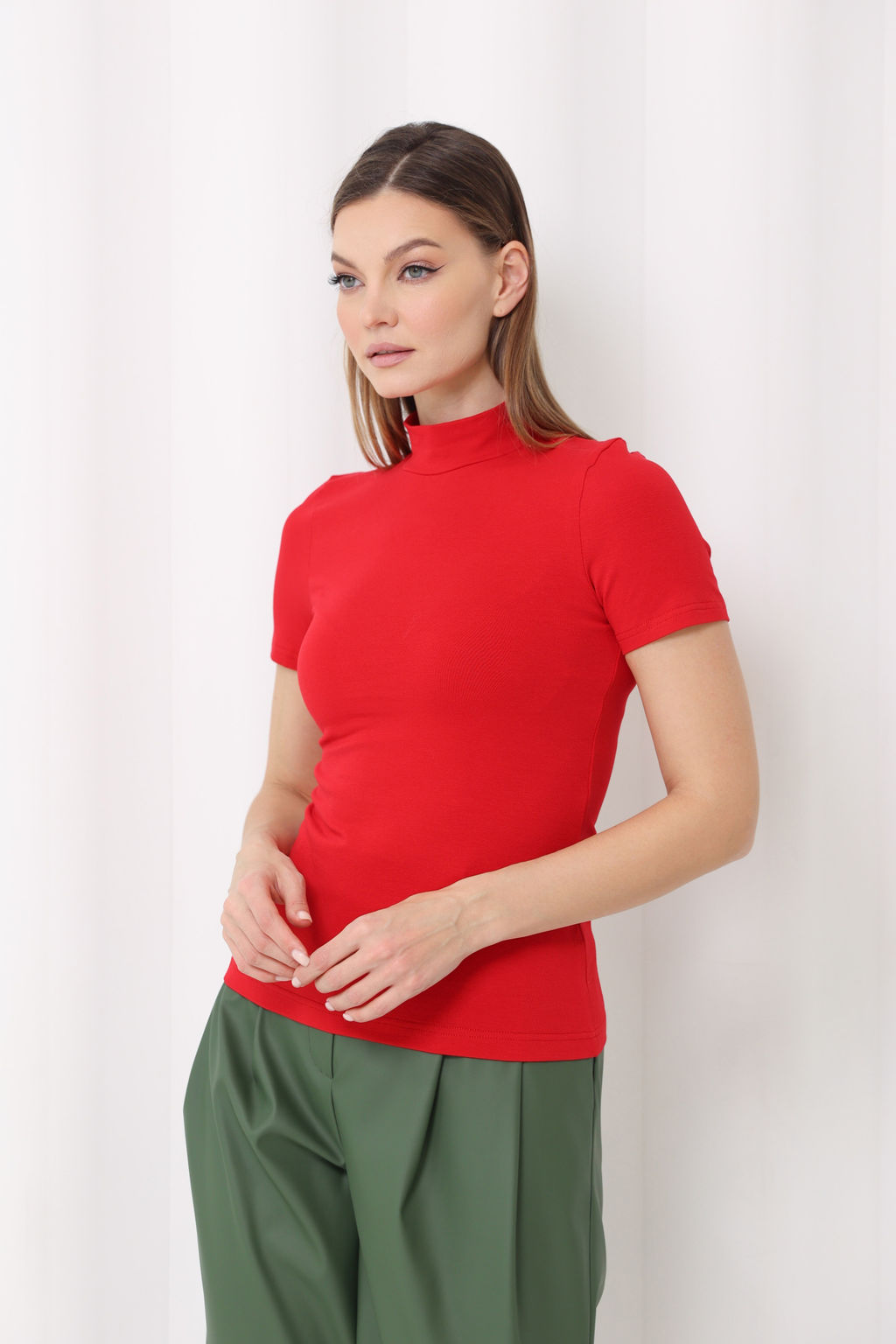 Водолазка с коротким рукавом - Looklikecat фото 4