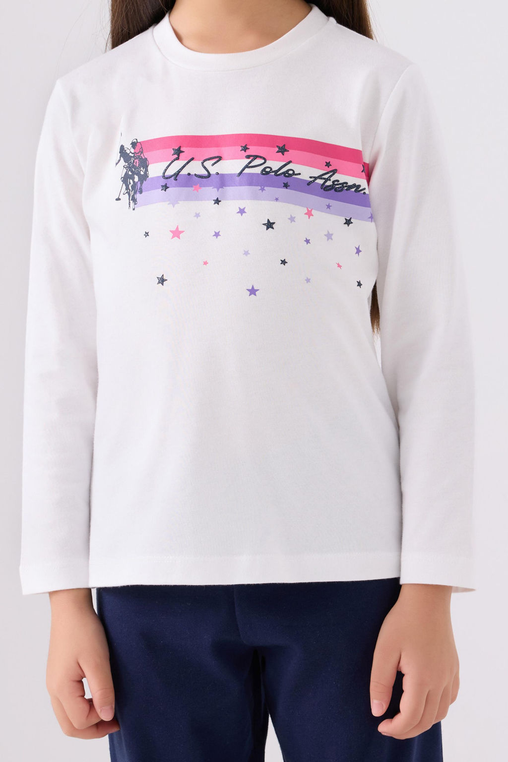 Бежевый пижамный комплект для девочки Неожиданная скидка в корзине - U.s. polo assn фото 5