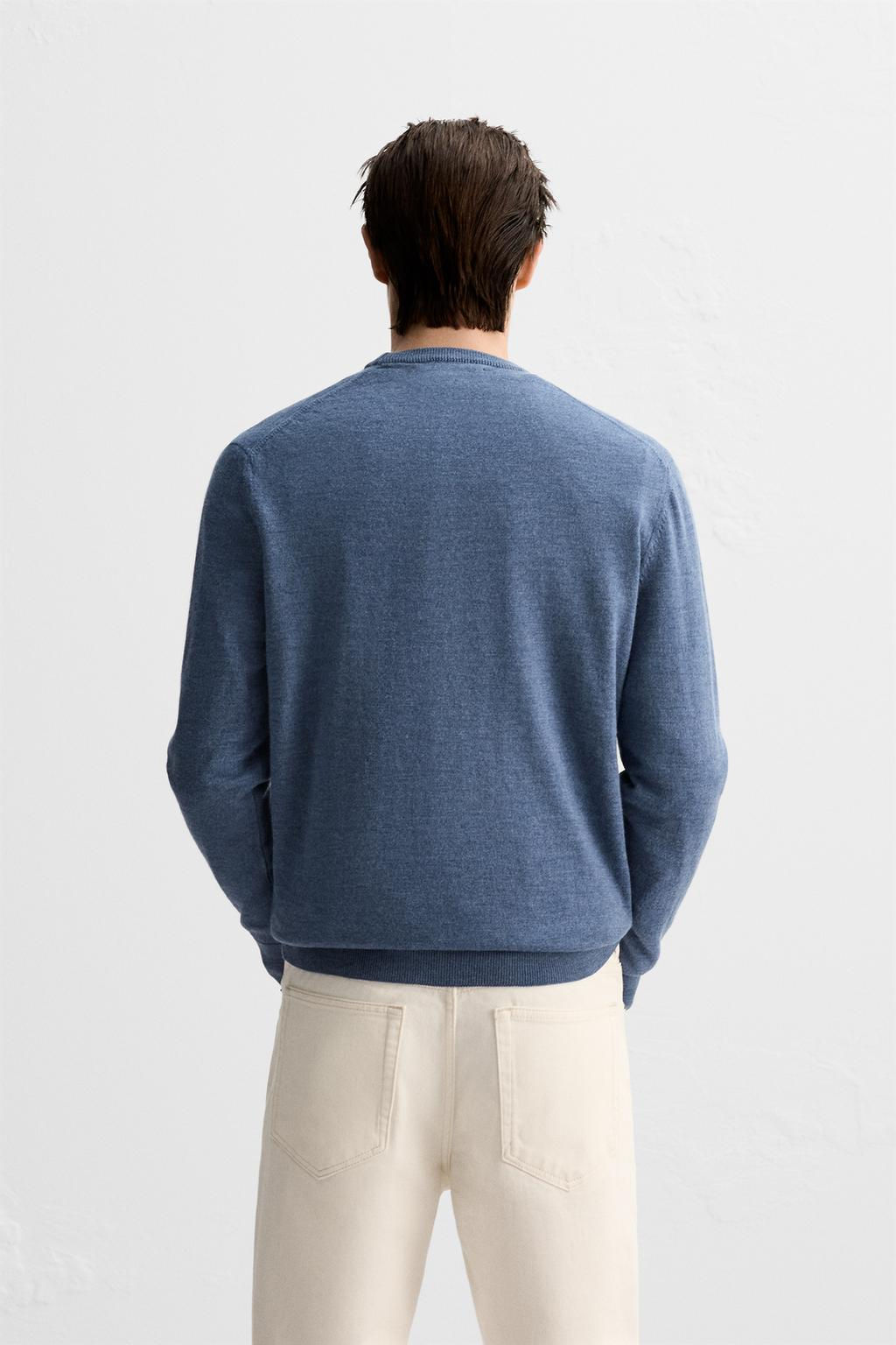 MERINO WOOL SWEATER - Zara фото 19