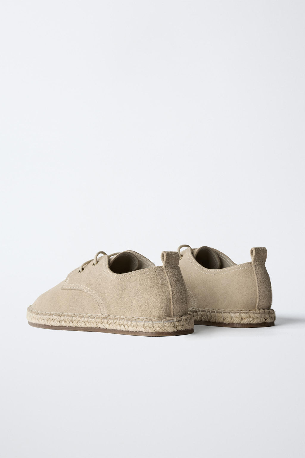 JUTE LEATHER DERBY SHOES - Zara фото 4