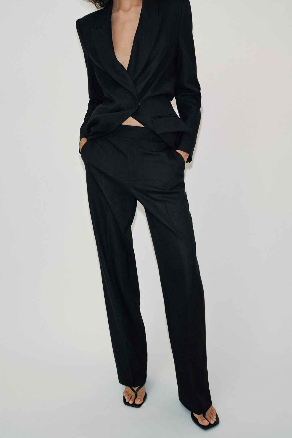 PANTAL?N RECTO / Negro - Zara фото 2