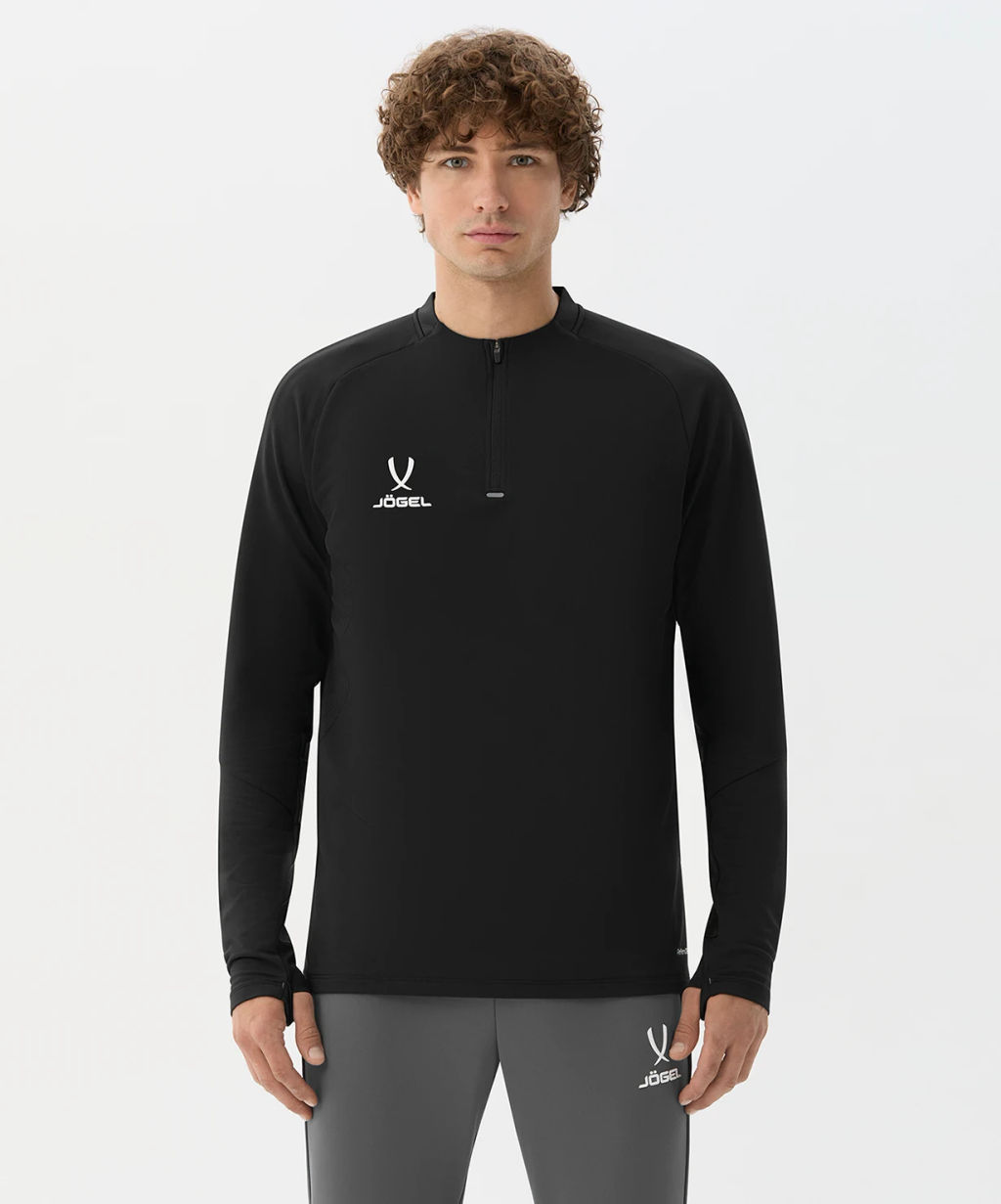 Джемпер тренировочный JOGEL PREMIER PerFormDRY Training 1/4 Zip Top, черный  фото 6