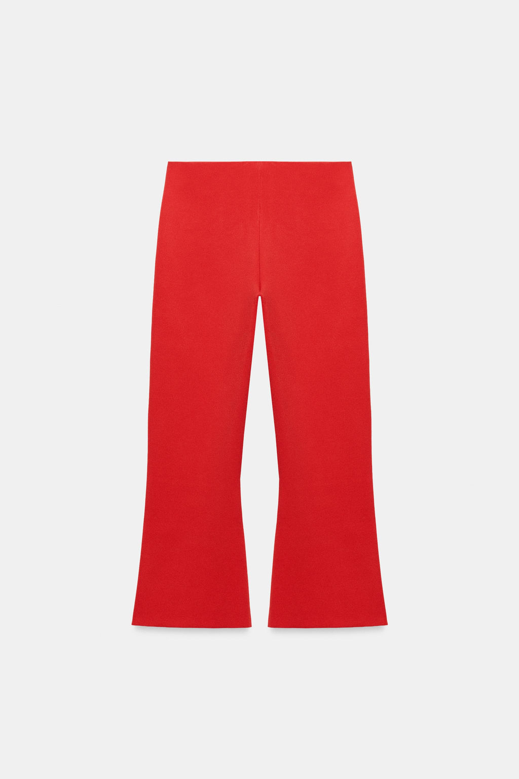 PANTAL?N FLARE PUNTO / Coral rojo