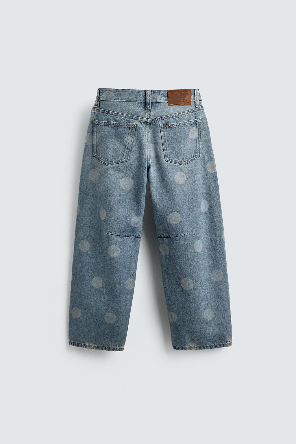 WASHED POLKA DOT BALLOON JEANS HARRY LAMBERT FOR ZARA X DISNEY  фото 2