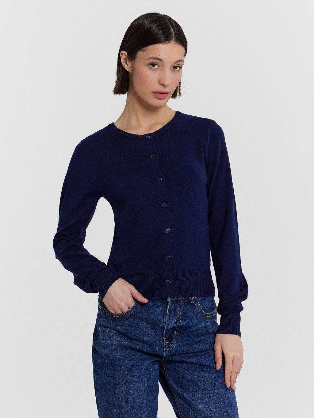 Кардиган женский синий - Mark formelle фото 2