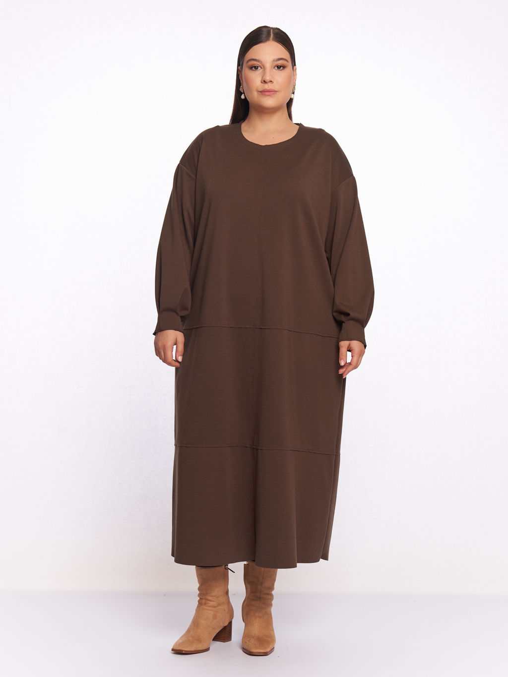 Платье со швами наружу PP56506BRW19 - Артесса фото 9