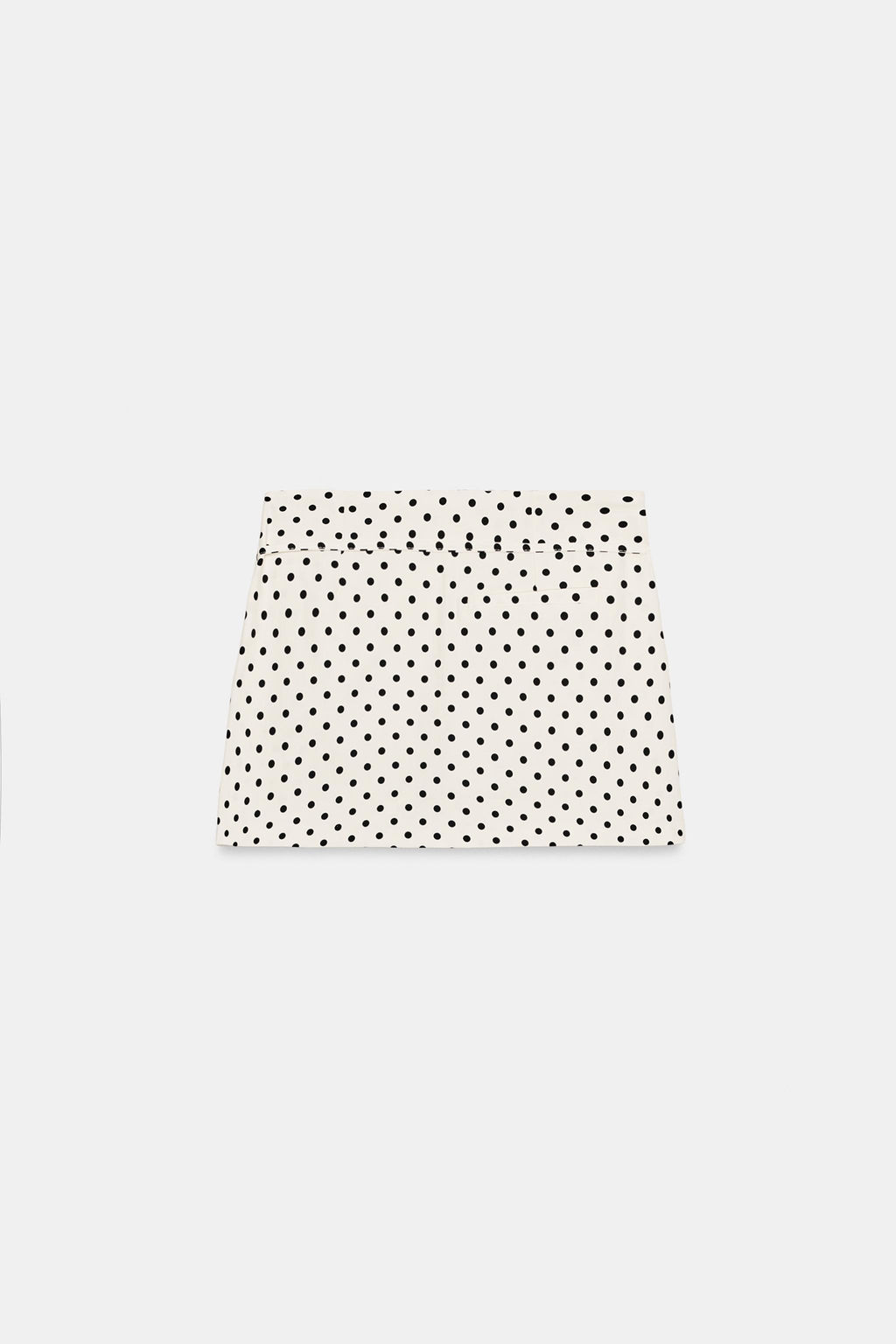 FALDA PANTAL?N CINTUR?N / Blanco / Negro - Zara фото 6