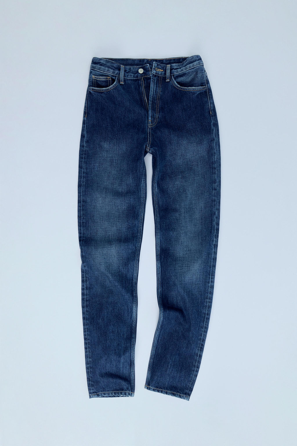 HIGH-RISE SLIM FIT TRF JEANS - Zara фото 3
