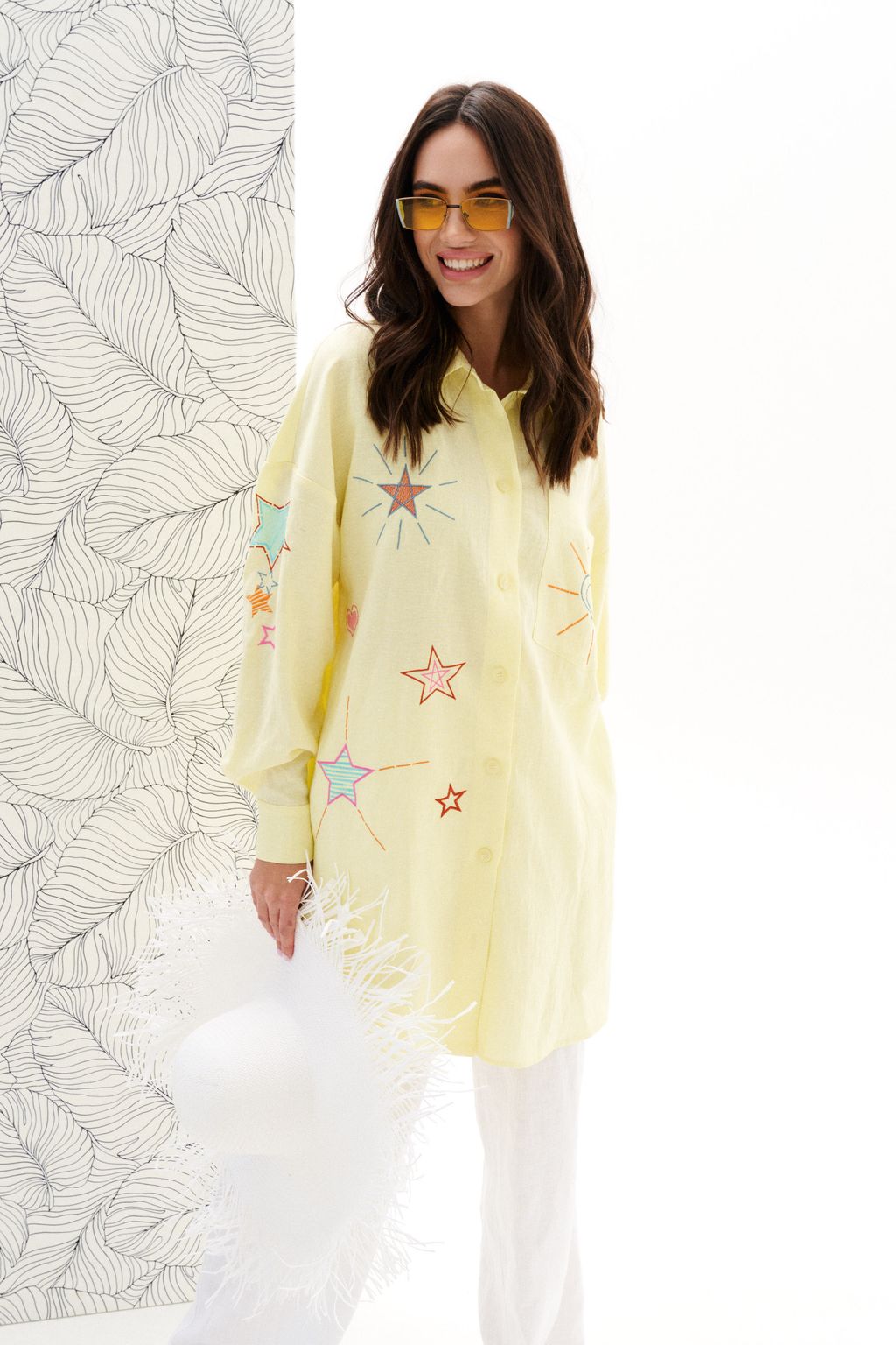 Блузка изо льна с вискозой - Elletto фото 13