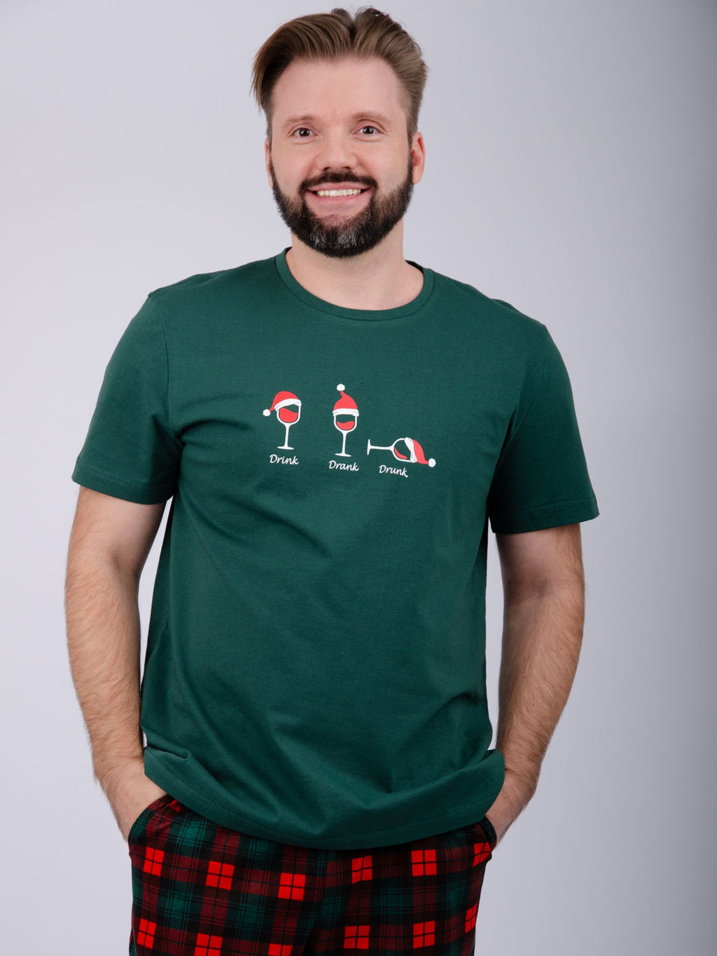 Пижама Дилан, трикотаж - Малина фото 2