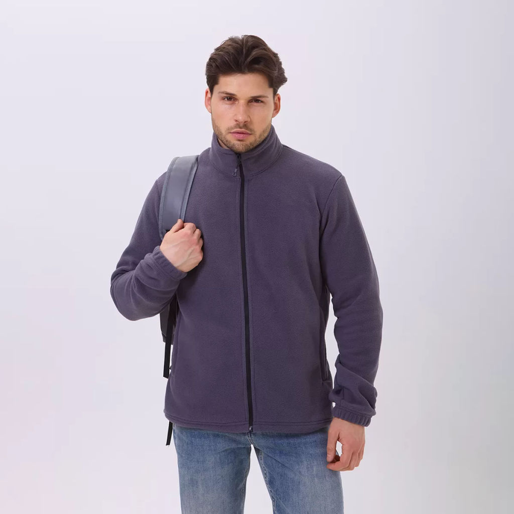 RODOS Толстовка на молнии мужская флис М-321 Синий  фото 37