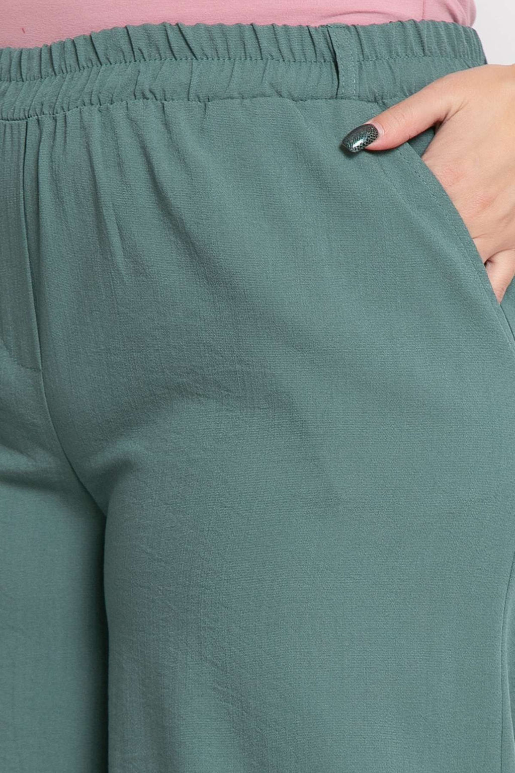 Брюки П-2240/3 Цвет:дымчато-зеленый - Леди агата фото 6