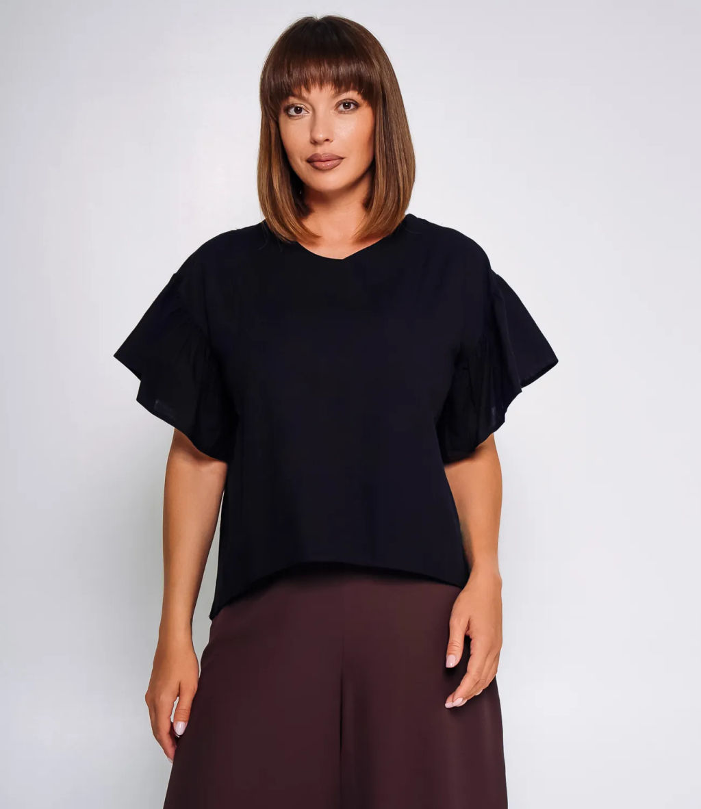 Блуза #КТ2275 (1), чёрный