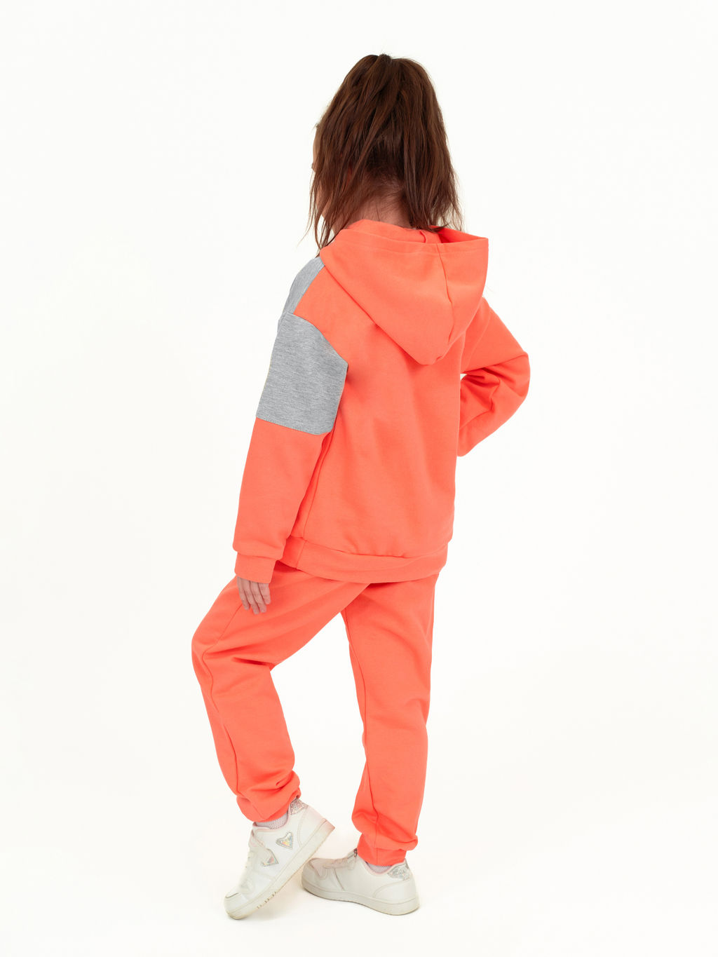 Костюм детский персиковый 7066п (128)