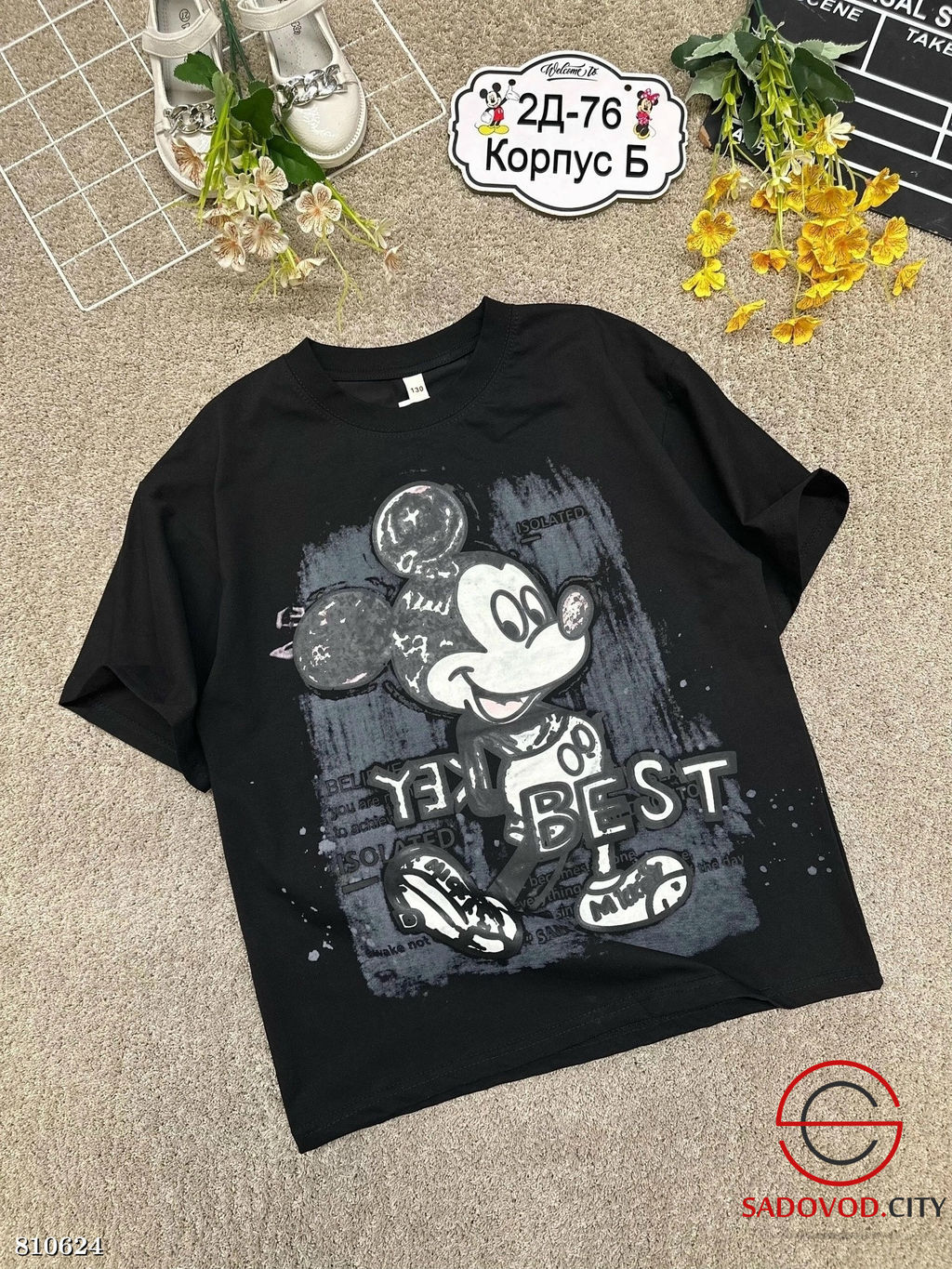 Футболка с рисунком, хлопок