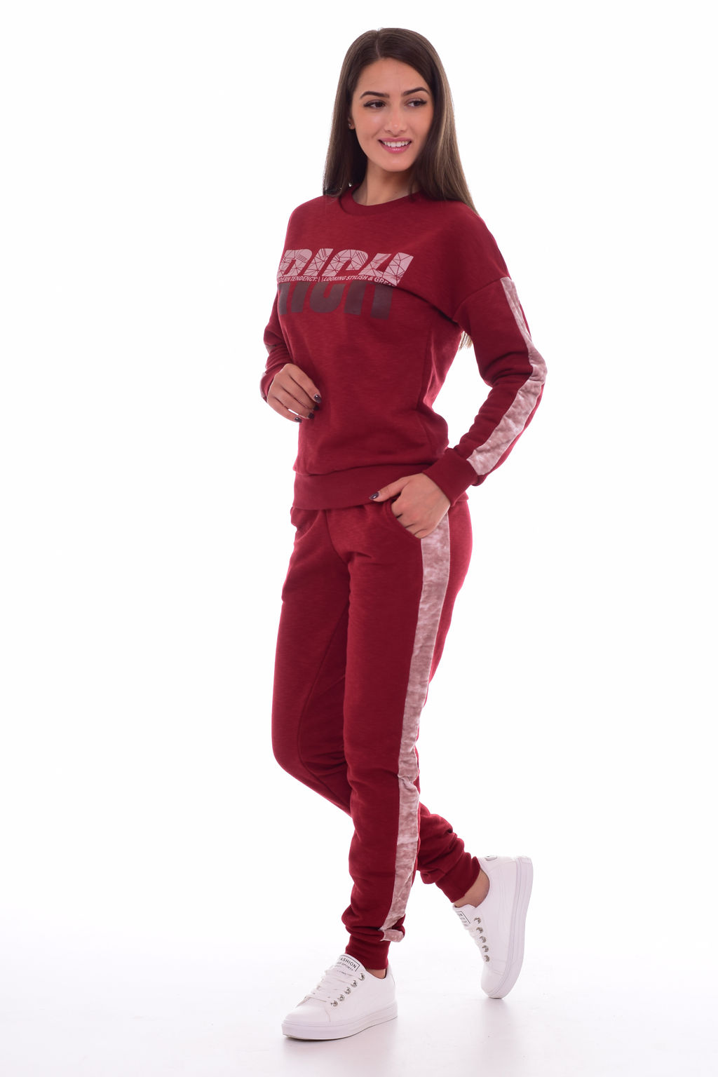 Костюм женский 5-198ж (бордо)