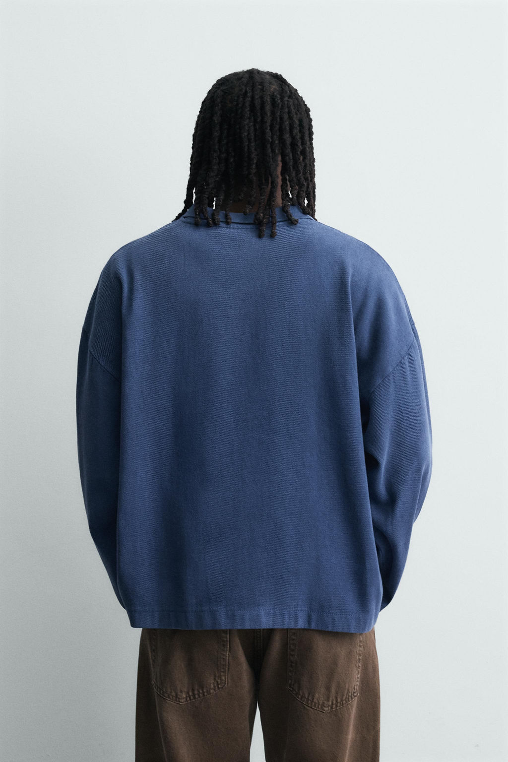 EMBROIDERED TEXTURED RUGBY POLO SHIRT - Zara фото 3