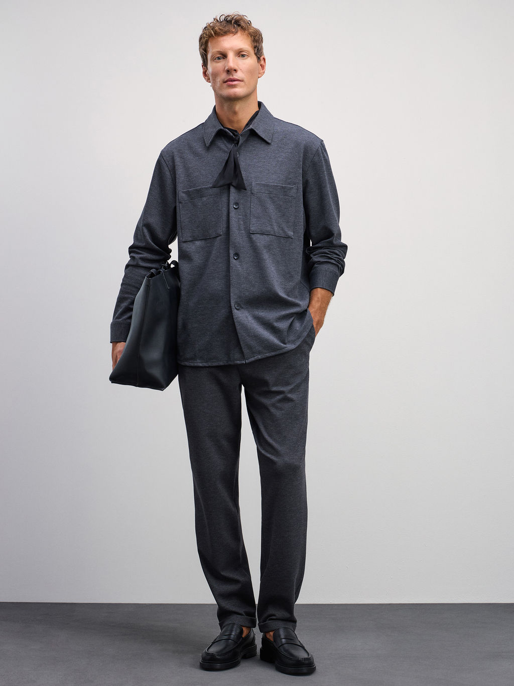 Рубашка овершот / Zarina  фото 3