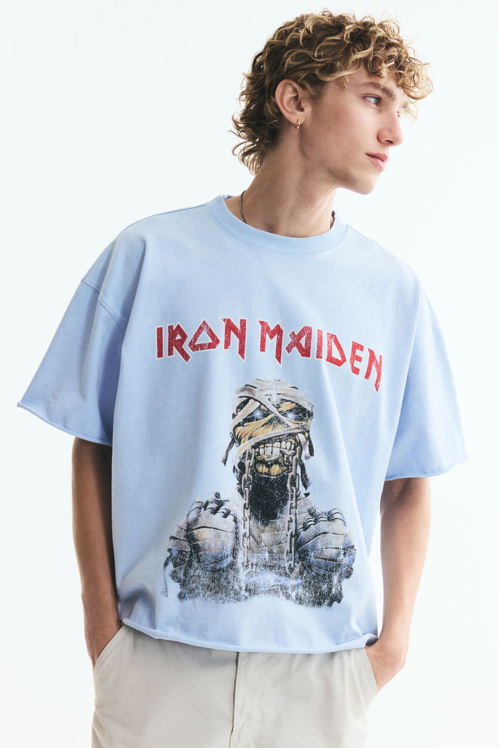 Camiseta estampada de algod?n Oversized Fit - H&m фото 4