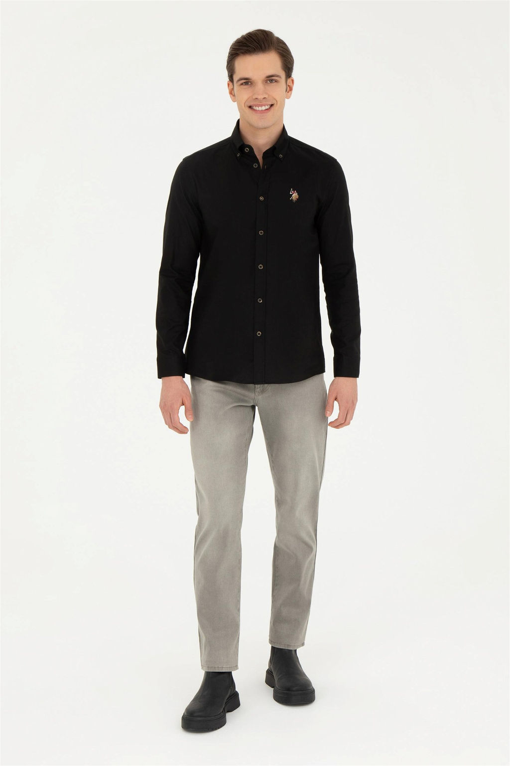 U. S. Polo Assn / Мужские серые джинсовые брюки