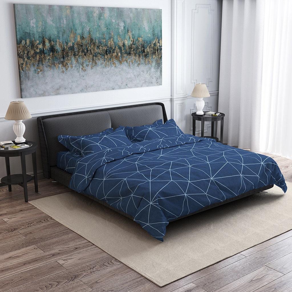 Пододеяльник Евростандарт Я верю в себя-Б 2/10 синий 220х215см, бязь Комфорт 121г/м2, хлопок 100%, упаковка классическая ПВХ 28х41см, Домашняя мода (Россия)  фото 2