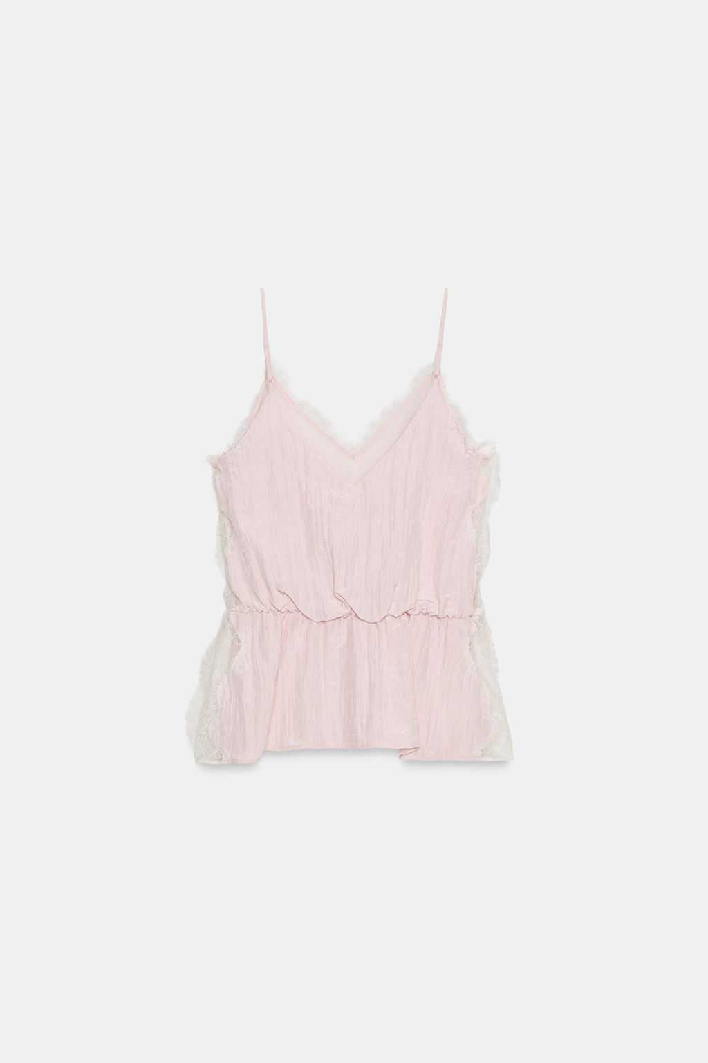 TOP LENCERO ENCAJE / Rosa