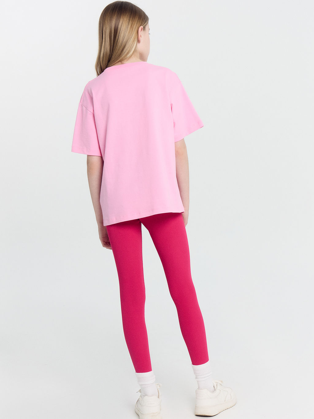 Футболка для девочек розовая с печатью - Mark formelle фото 6