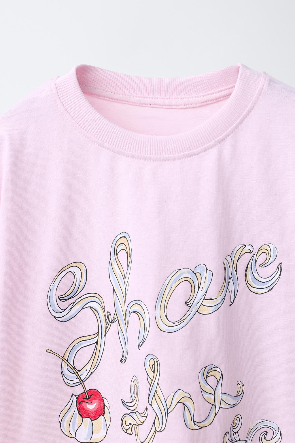 CAMISETA ESTAMPADA / Rosa - Zara фото 4