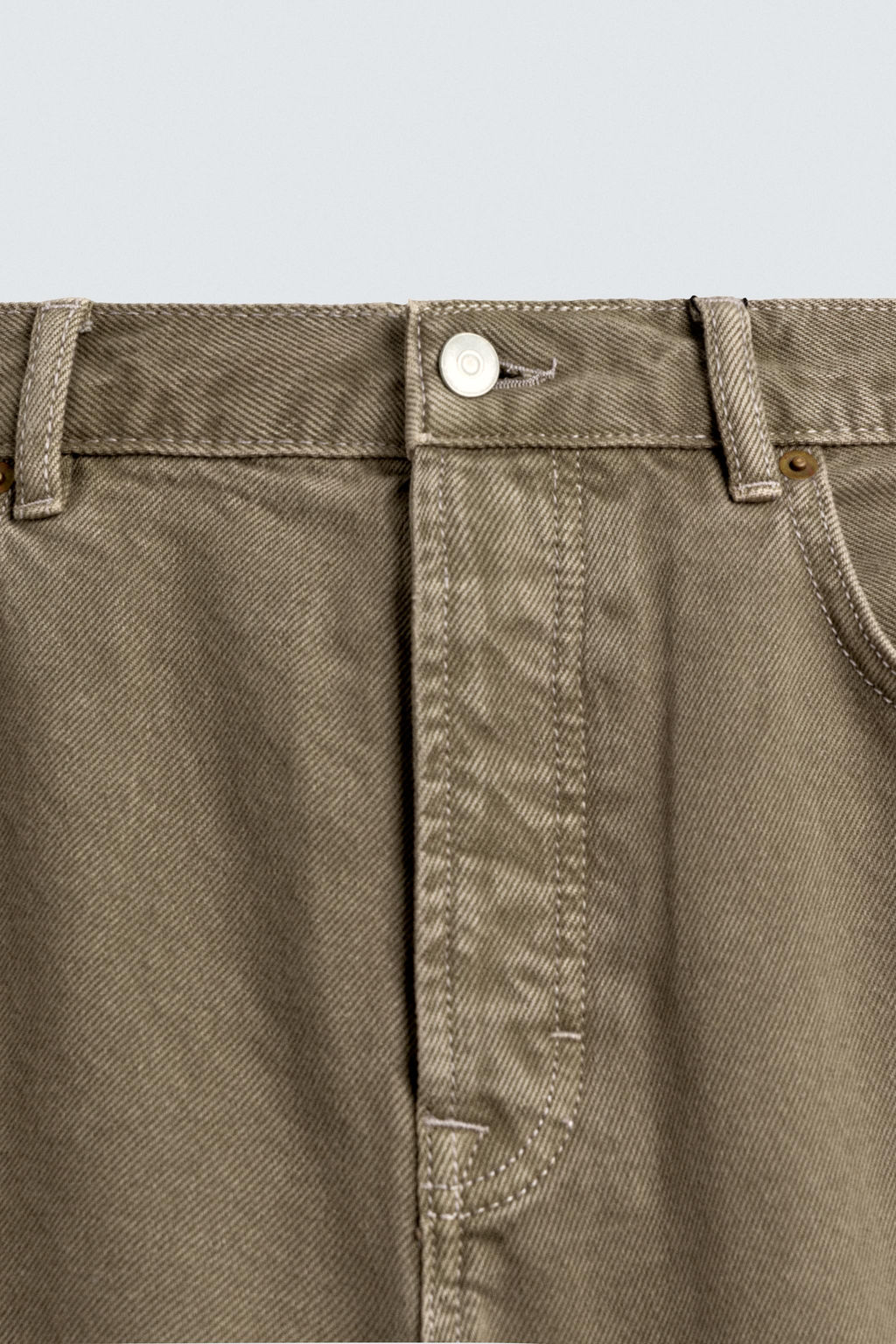 JEANS STRAIGHT FIT / Marr?n / Topo - Zara фото 8
