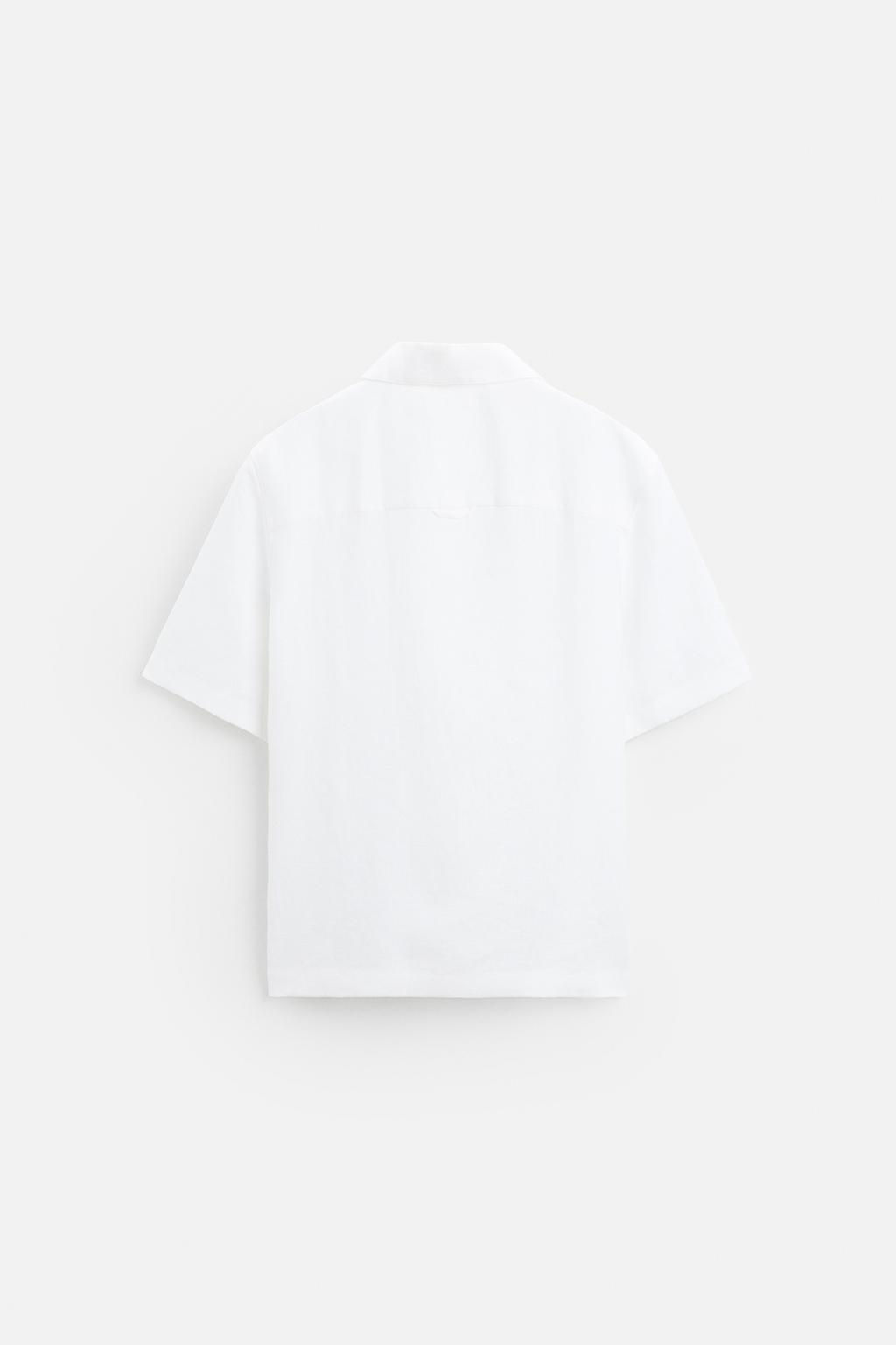 100% LINEN SHIRT - Zara фото 15