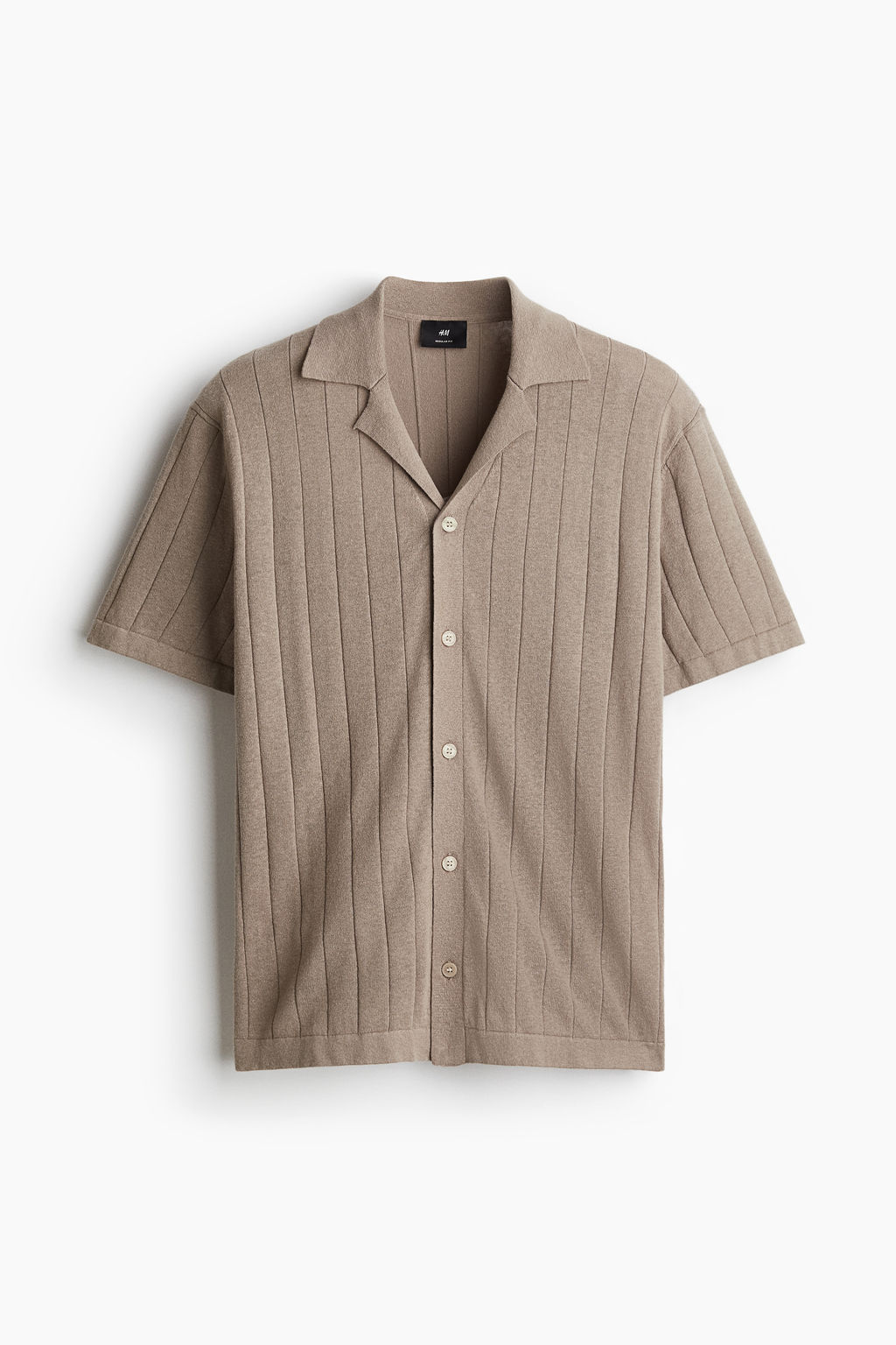 Camisa resort en mezcla de lino Regular Fit - H&m фото 2