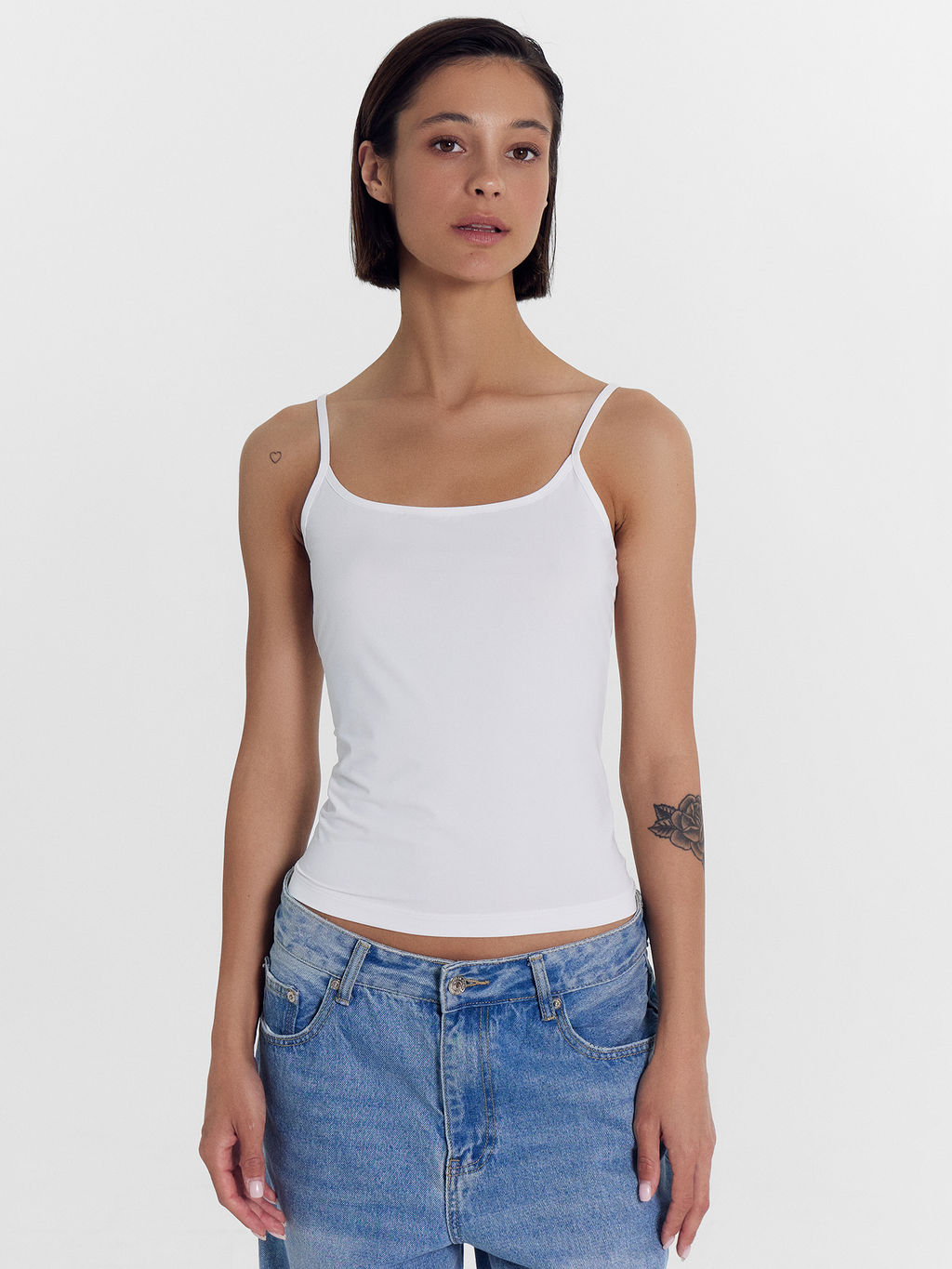 Топ женский в белом цвете белый 422535