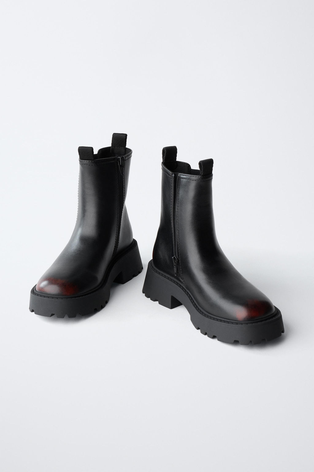BRUSHED ANKLE BOOTS