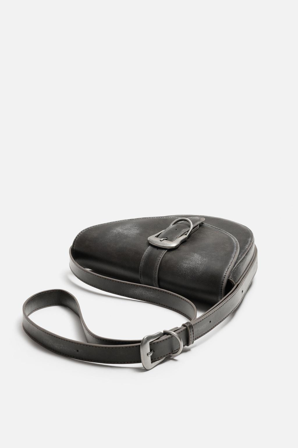 CROSSBODY BAG WITH BUCKLES - Zara фото 2