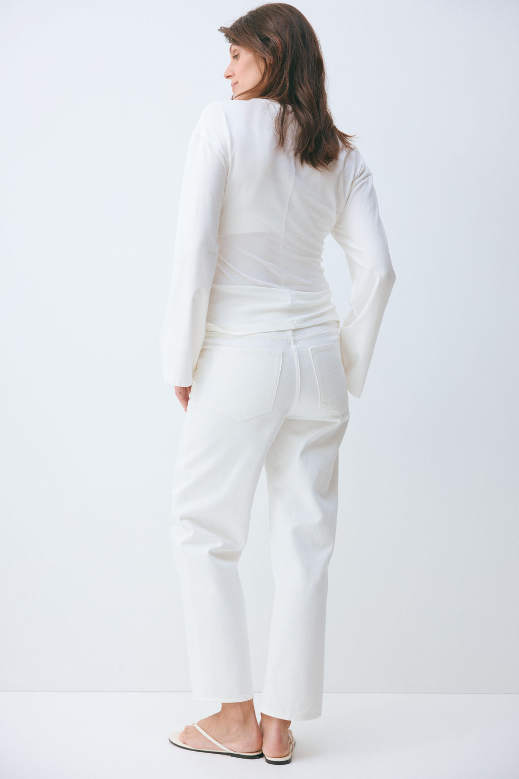 MAMA Straight Ankle Jeans - H&m фото 5