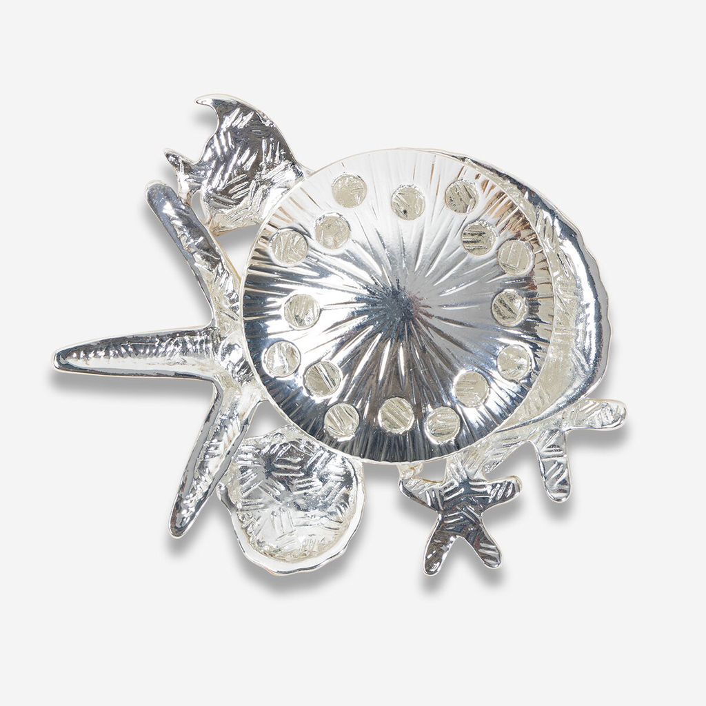 Брошь-магнит Морская раковины и перламутровые звезды - Модные истории фото 2