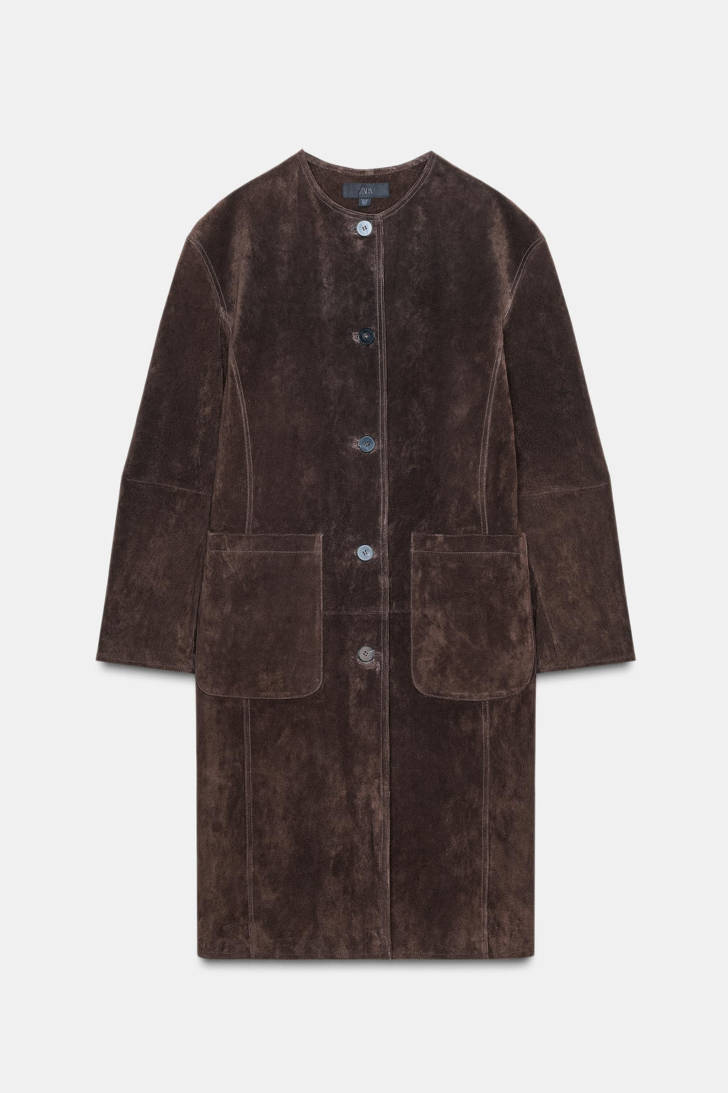 100% LEATHER COAT - Zara фото 7