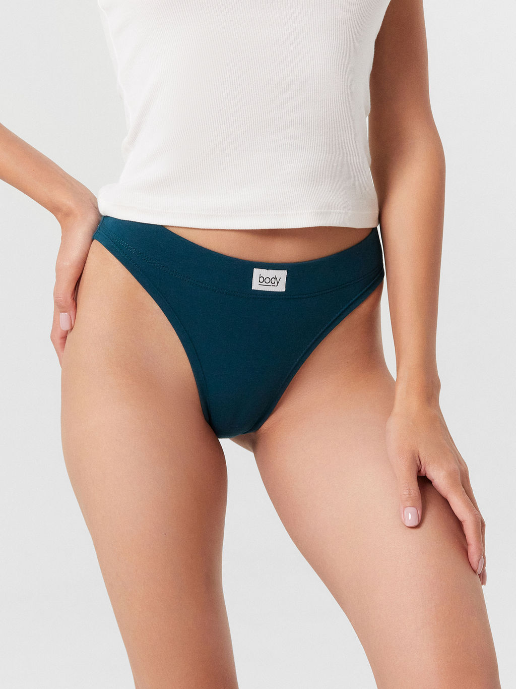 Цена за 2 штуки! Трусы женские слипы в зеленом цвете атлантическая глубина 412542 - Mark formelle фото 2