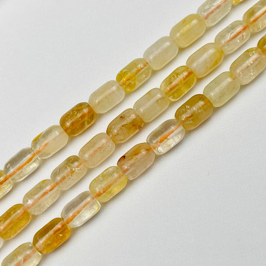 Бусины для украшений из Цитрина (43 бусины)