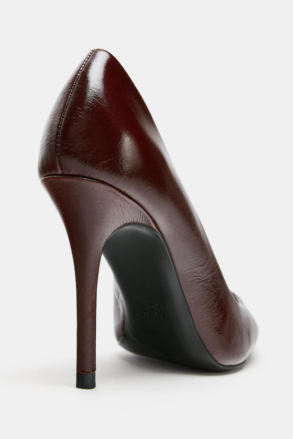 LEATHER HIGH-HEEL SHOES - Zara фото 5