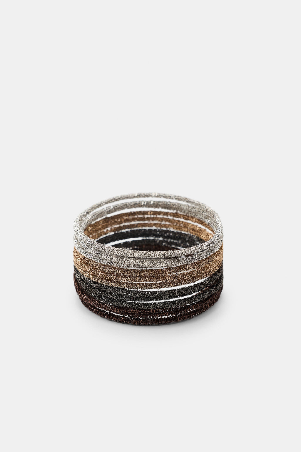 PACK PULSERAS MET?LICAS COMBINADAS / Multicolor - Zara фото 3