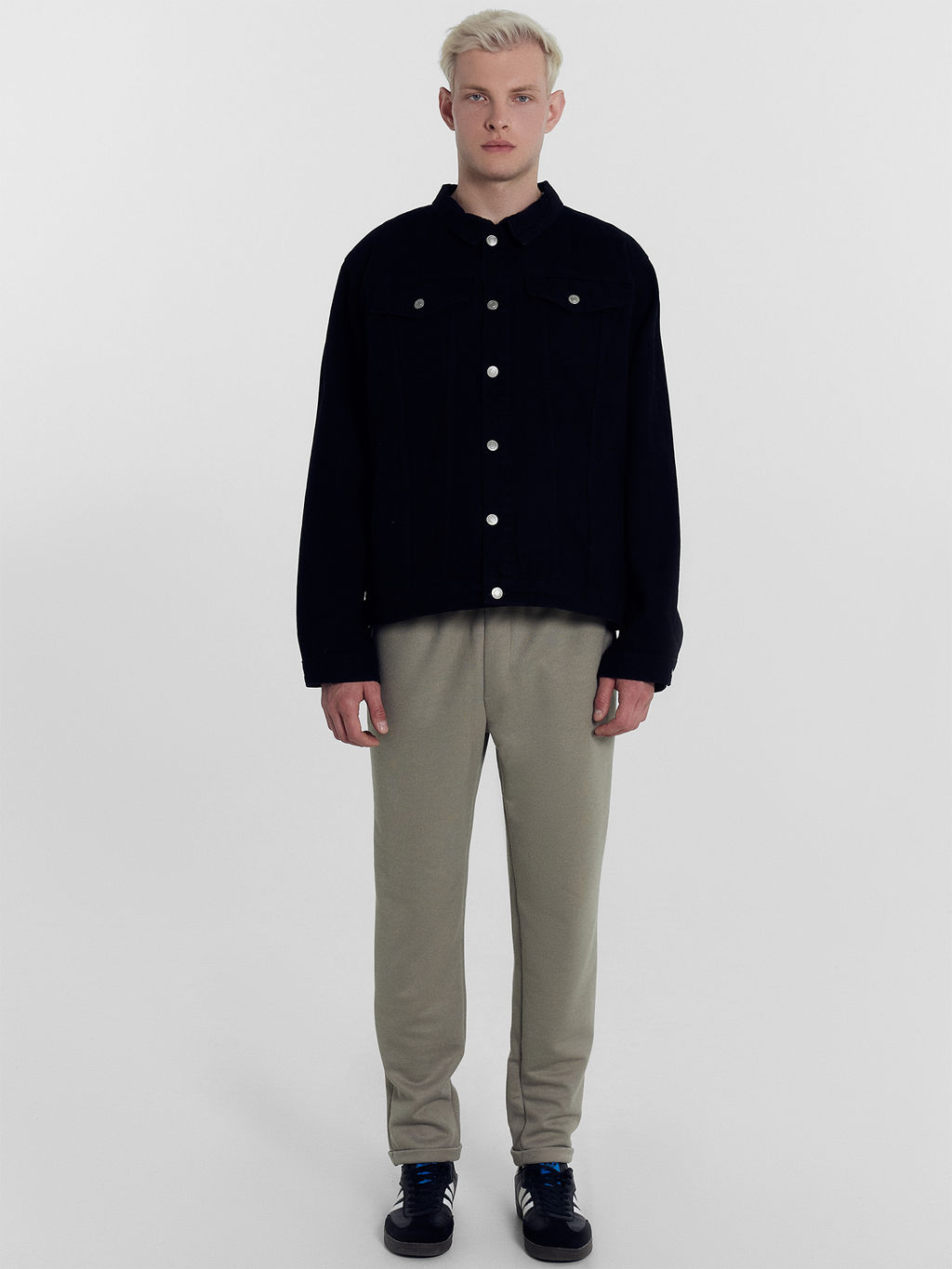 Брюки мужские серо-бежевые серо -бежевый 181258 - Mark formelle фото 3