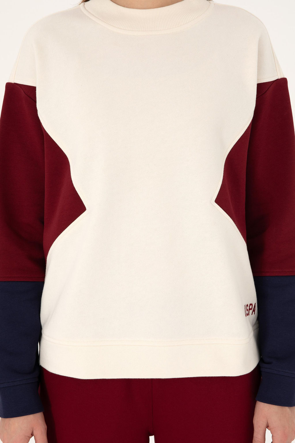 Женский кремовый свитшот Неожиданная скидка в корзине - U.s. polo assn фото 6