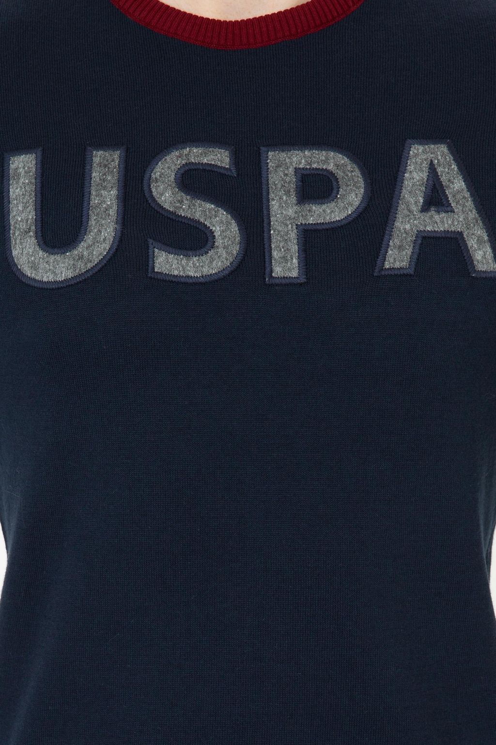 U. S. Polo Assn / Мужской темно-синий свитер - U.s. polo assn фото 6