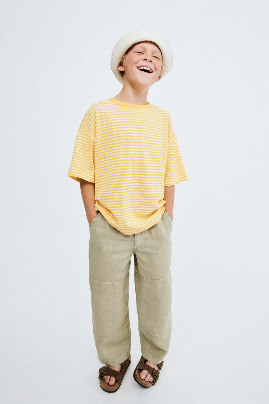 STORIESZ - CAMISETA RAYAS / Amarillo
