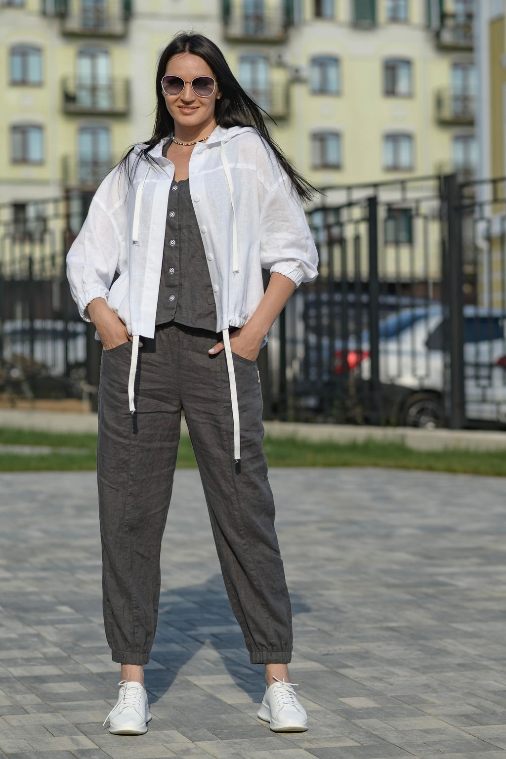 Жилет 100% лен - Новый лен фото 7