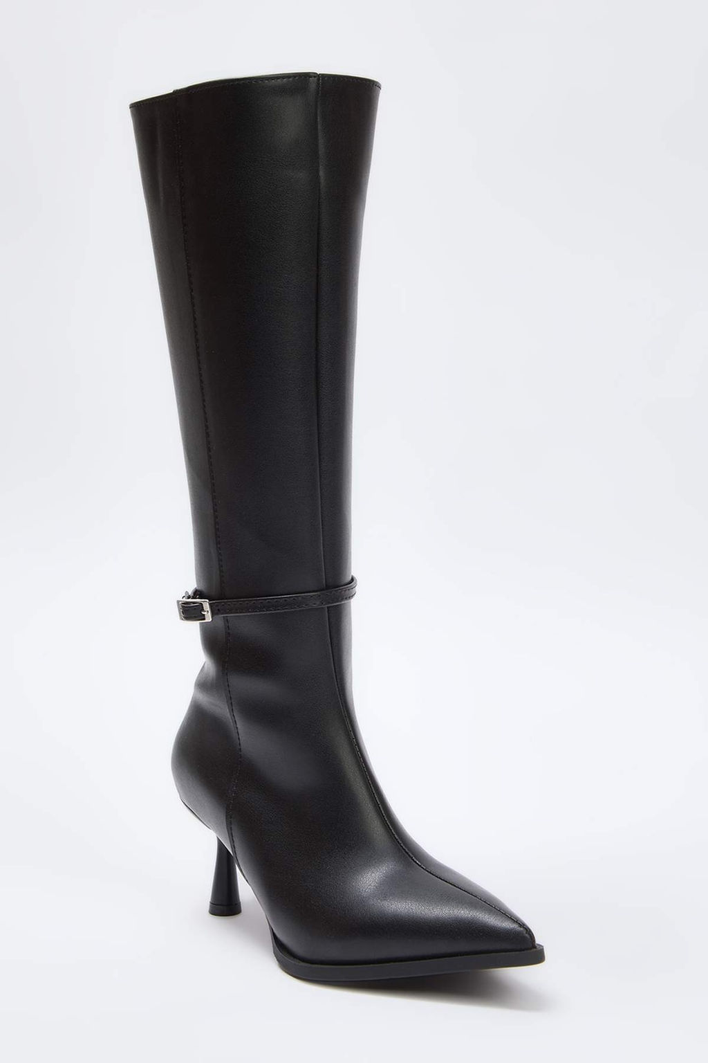 Siyah Bant Toka Detayl? Sivri Burun Ince Topuklu Cizme
TAKAW26CZ00011 - Trendyolmilla фото 2