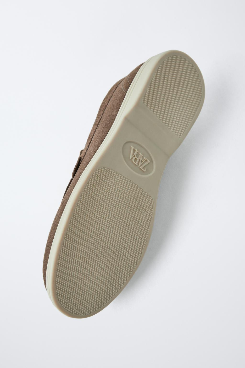 SPLIT SUEDE DECK SHOES - Zara фото 7