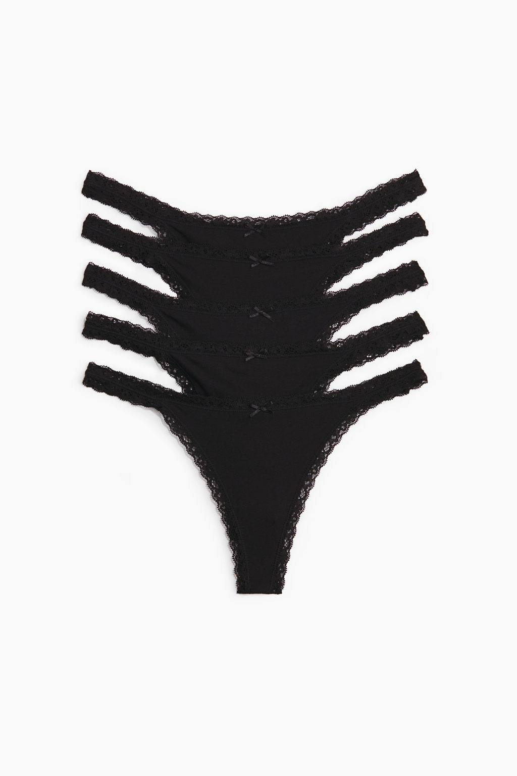Pack de 5 bragas thong de algod?n - H&m фото 2