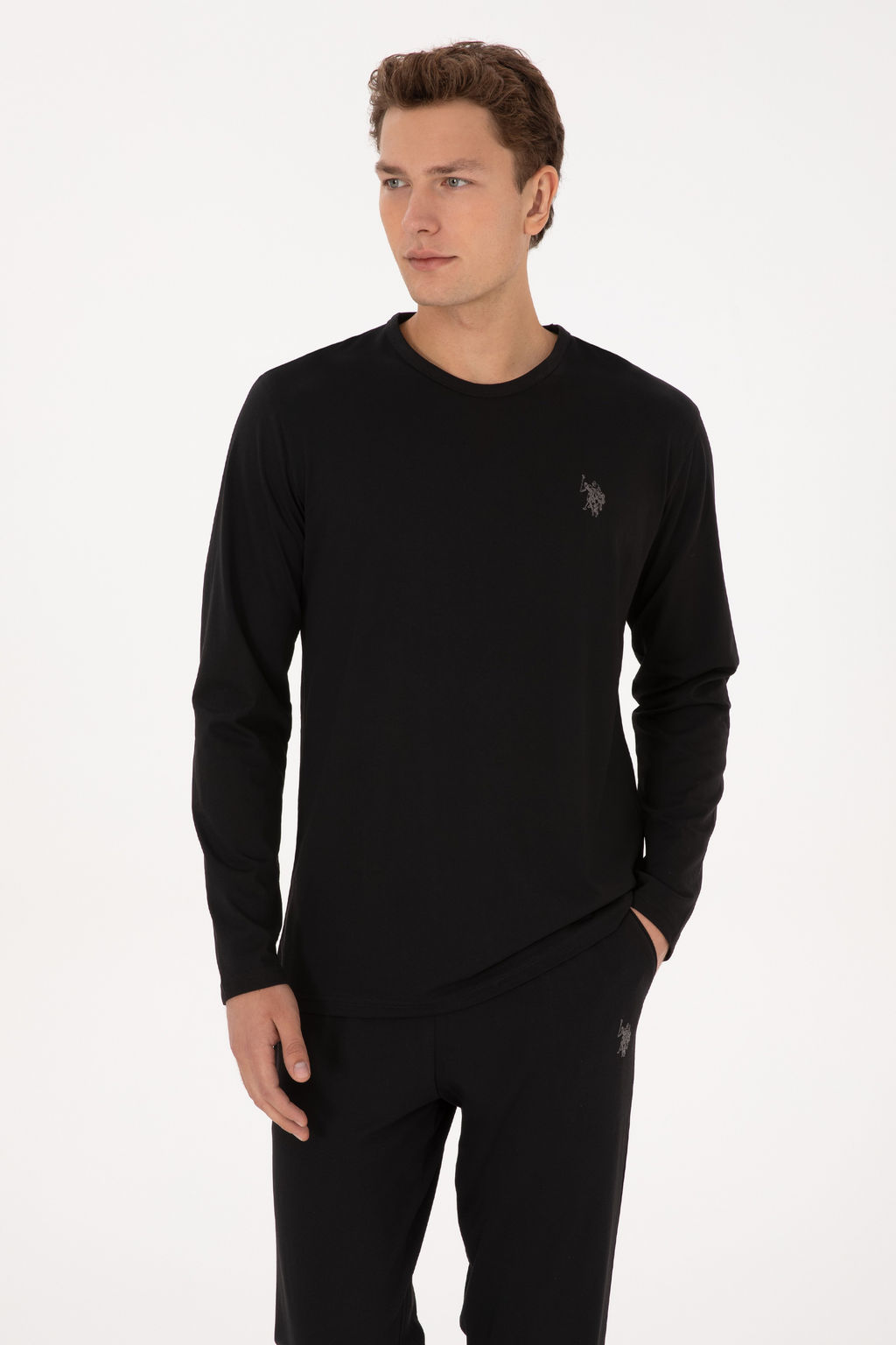 Erkek Siyah Pijama Tak_m_ - U.s. polo assn фото 17